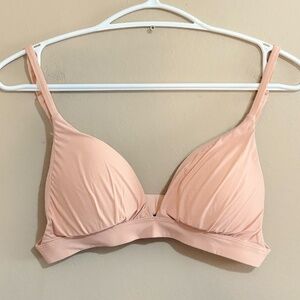 FREE FWD Cream Buttery Soft Wireless Bra Molded Cups